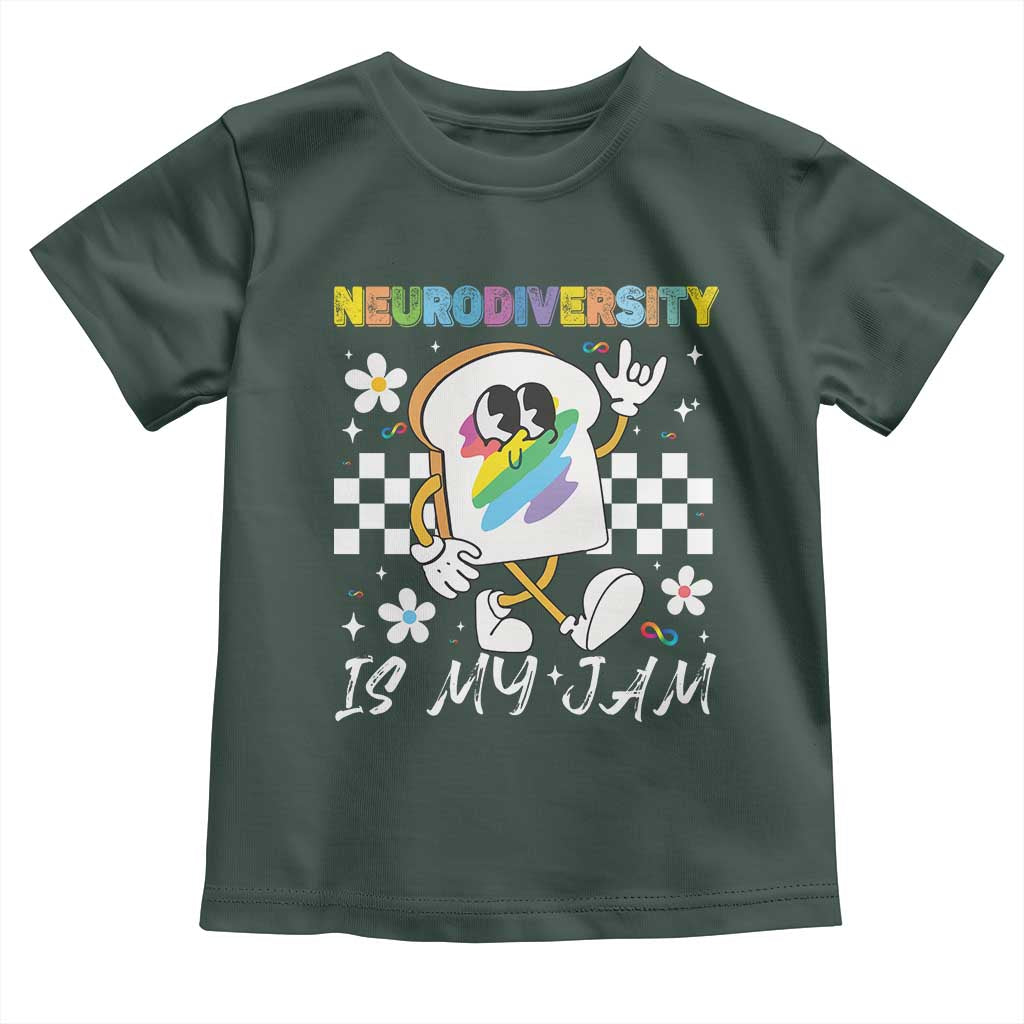 Neurodiversity Is My Jam Inclusion Autism Awareness Toddler T Shirt Special Education Teacher Para Gift
