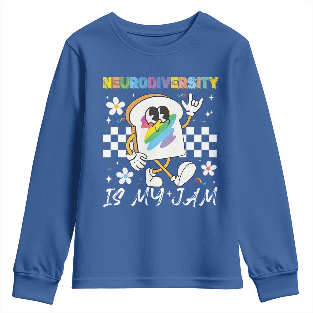 Neurodiversity Is My Jam Inclusion Autism Awareness Youth Sweatshirt Special Education Teacher Para Gift