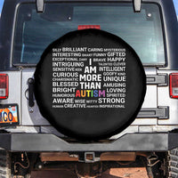 I Am More Than Autism Awareness Spare Tire Cover