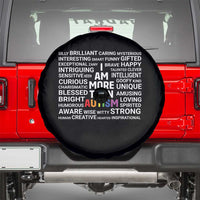 I Am More Than Autism Awareness Spare Tire Cover