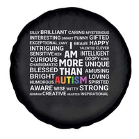 I Am More Than Autism Awareness Spare Tire Cover