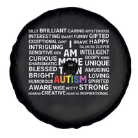 I Am More Than Autism Awareness Spare Tire Cover