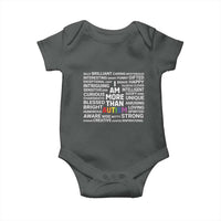 I Am More Than Autism Awareness Baby Onesie