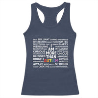 I Am More Than Autism Awareness Racerback Tank Top