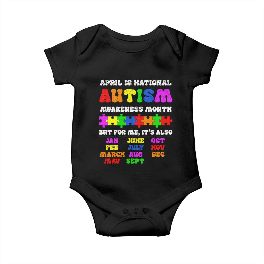 National Autism Awerness Month Baby Onesie Autistic Kids Gift