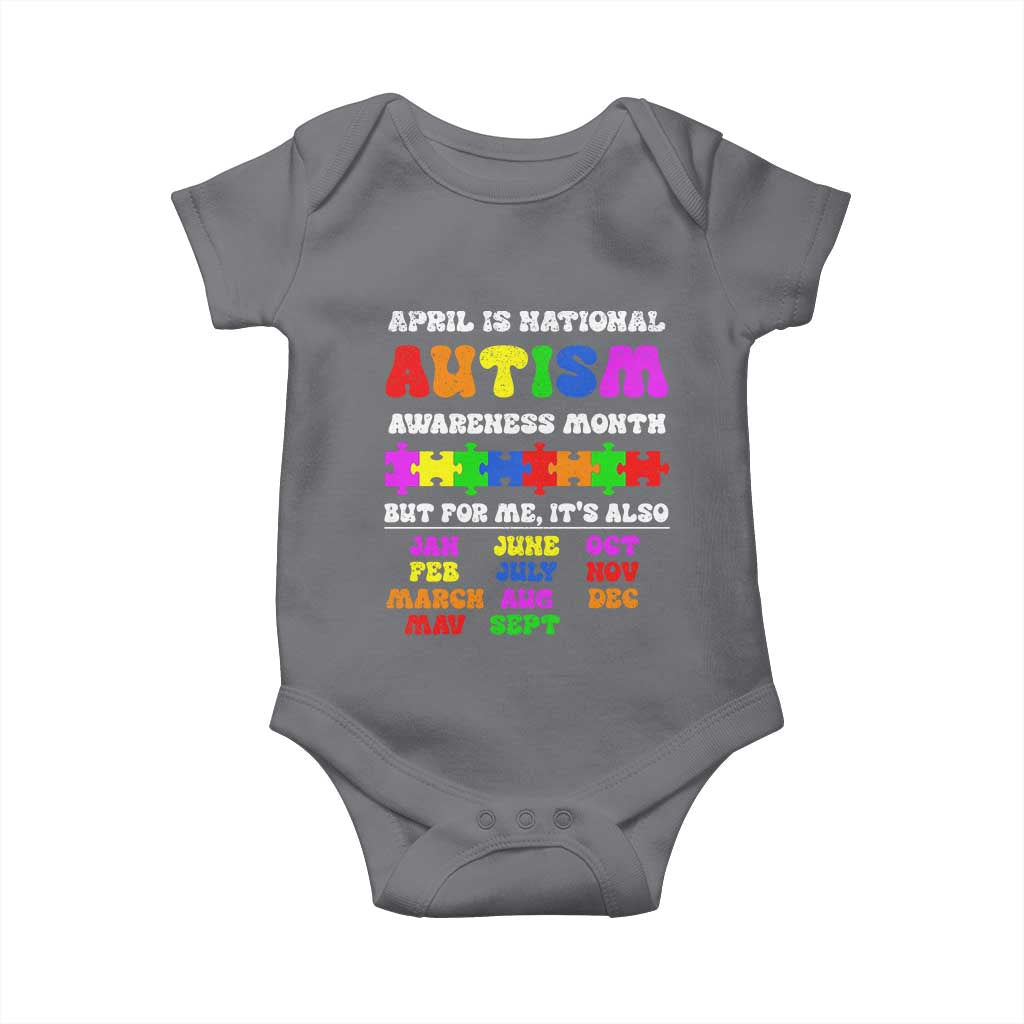 National Autism Awerness Month Baby Onesie Autistic Kids Gift