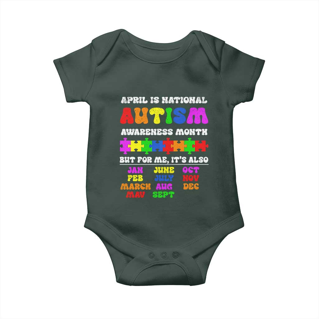 National Autism Awerness Month Baby Onesie Autistic Kids Gift
