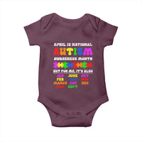 National Autism Awerness Month Baby Onesie Autistic Kids Gift