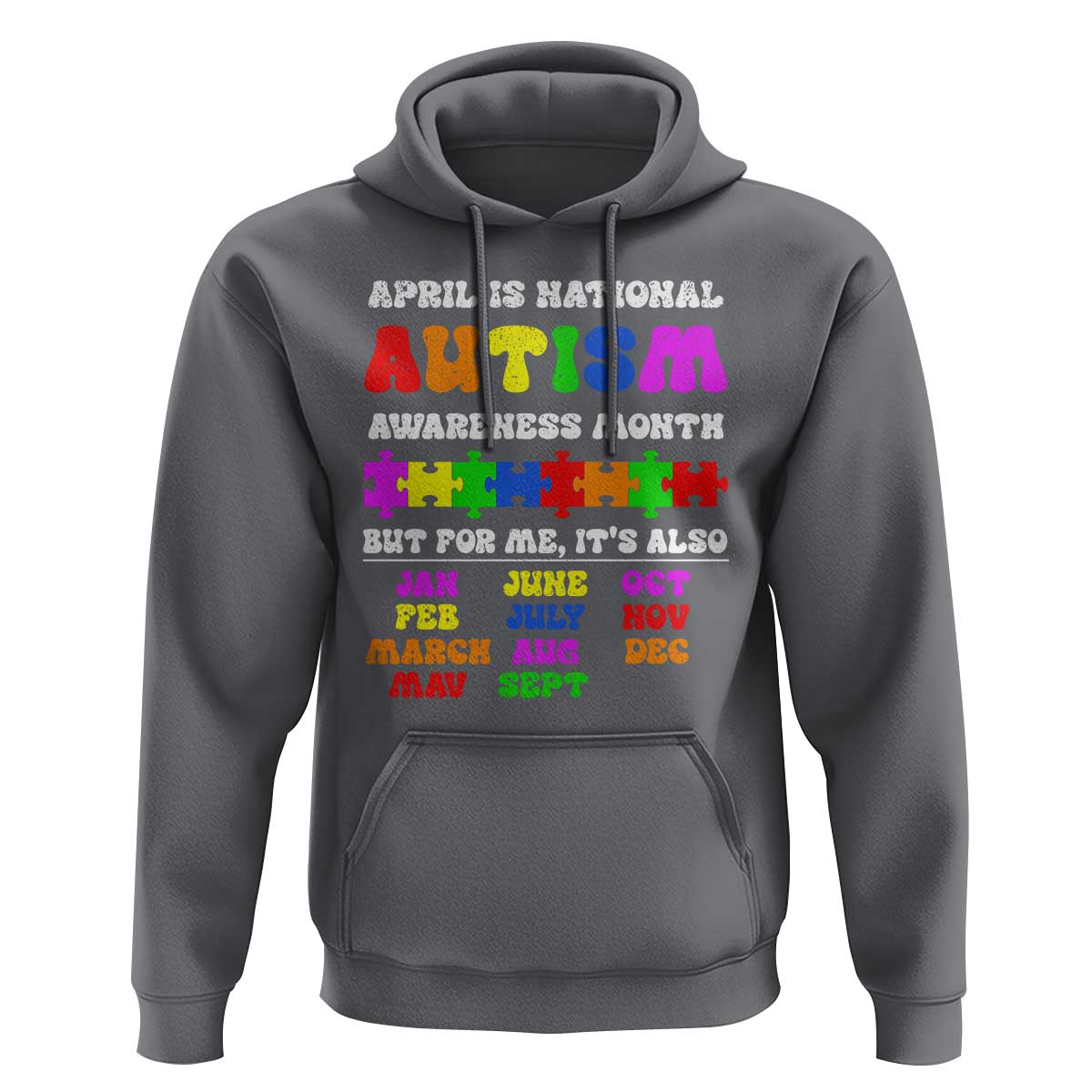 National Autism Awerness Month Hoodie Autistic Kids Gift