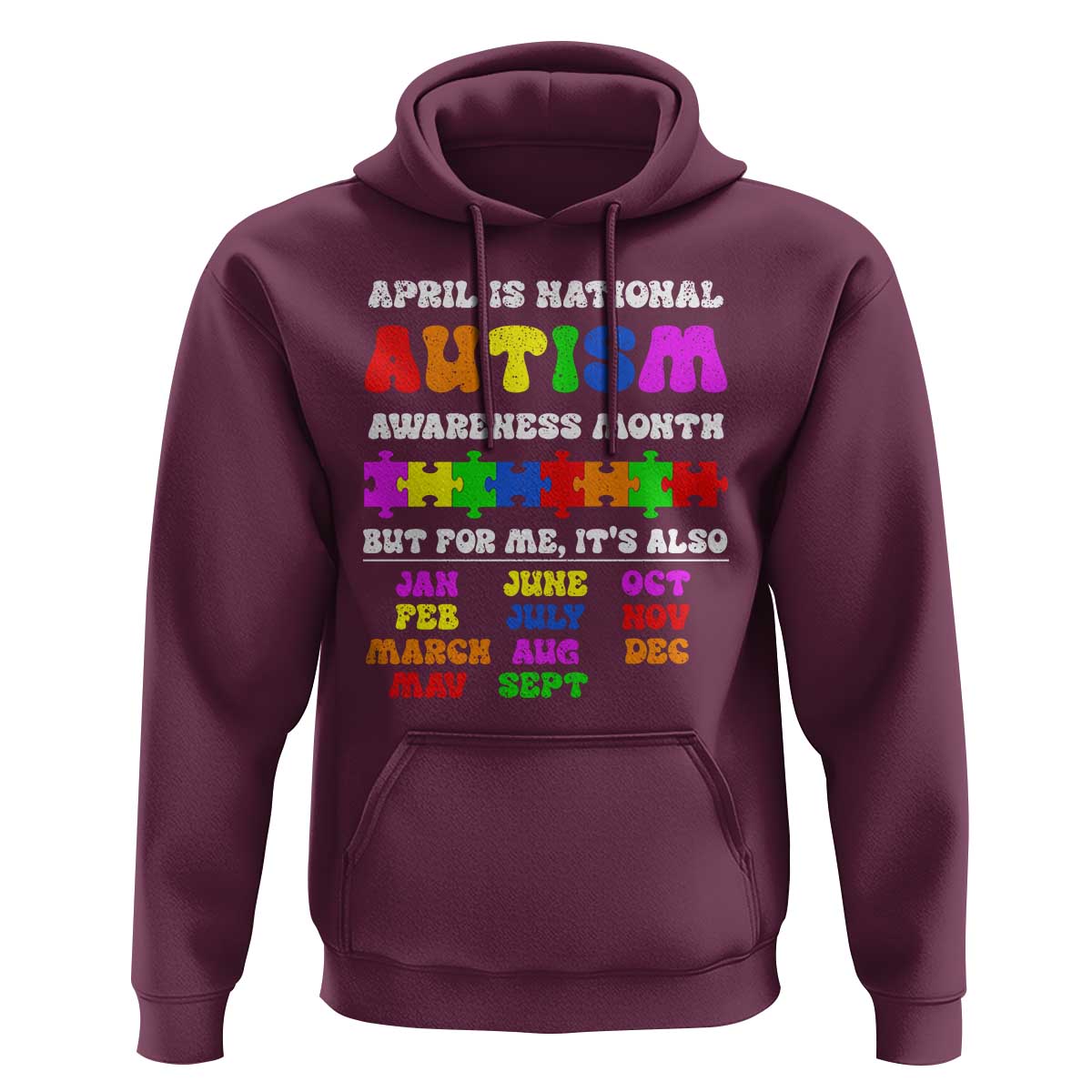 National Autism Awerness Month Hoodie Autistic Kids Gift
