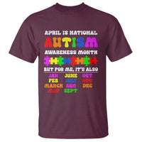National Autism Awerness Month T Shirt Autistic Kids Gift