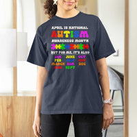 National Autism Awerness Month T Shirt For Women Autistic Kids Gift