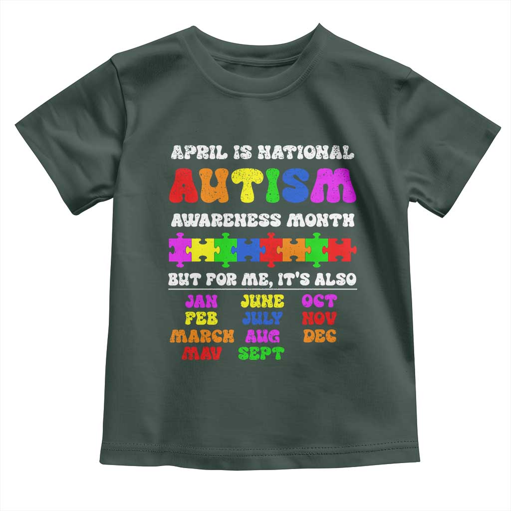 National Autism Awerness Month Toddler T Shirt Autistic Kids Gift