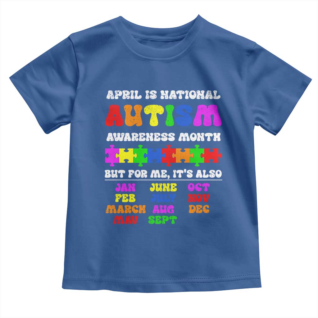 National Autism Awerness Month Toddler T Shirt Autistic Kids Gift
