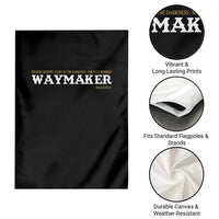 Christian Worship Garden Flag Isaiah 42:16 Waymaker Promise Keeper Miracle Worker - Wonder Print Shop