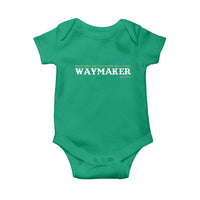 Christian Worship Baby Onesie Isaiah 42:16 Waymaker Promise Keeper Miracle Worker - Wonder Print Shop