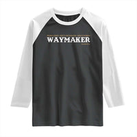 Christian Worship Raglan Shirt Isaiah 42:16 Waymaker Promise Keeper Miracle Worker - Wonder Print Shop