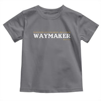 Christian Worship Toddler T Shirt Isaiah 42:16 Waymaker Promise Keeper Miracle Worker - Wonder Print Shop