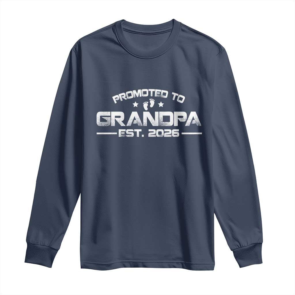 Grandpa Est 2026 Long Sleeve Shirt Fathers Day Gifts - Wonder Print Shop