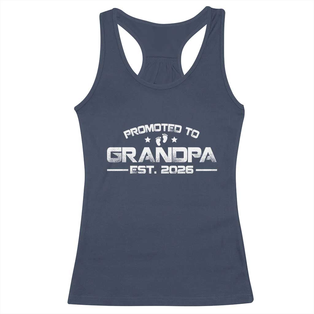Grandpa Est 2026 Racerback Tank Top Fathers Day Gifts - Wonder Print Shop