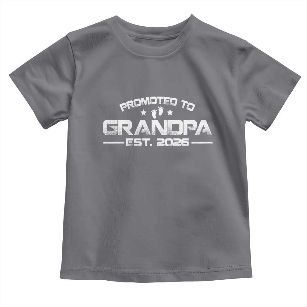 Grandpa Est 2026 Toddler T Shirt Fathers Day Gifts - Wonder Print Shop