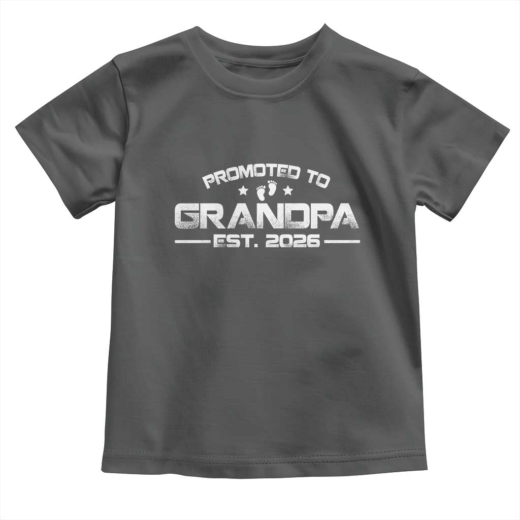 Grandpa Est 2026 Toddler T Shirt Fathers Day Gifts - Wonder Print Shop