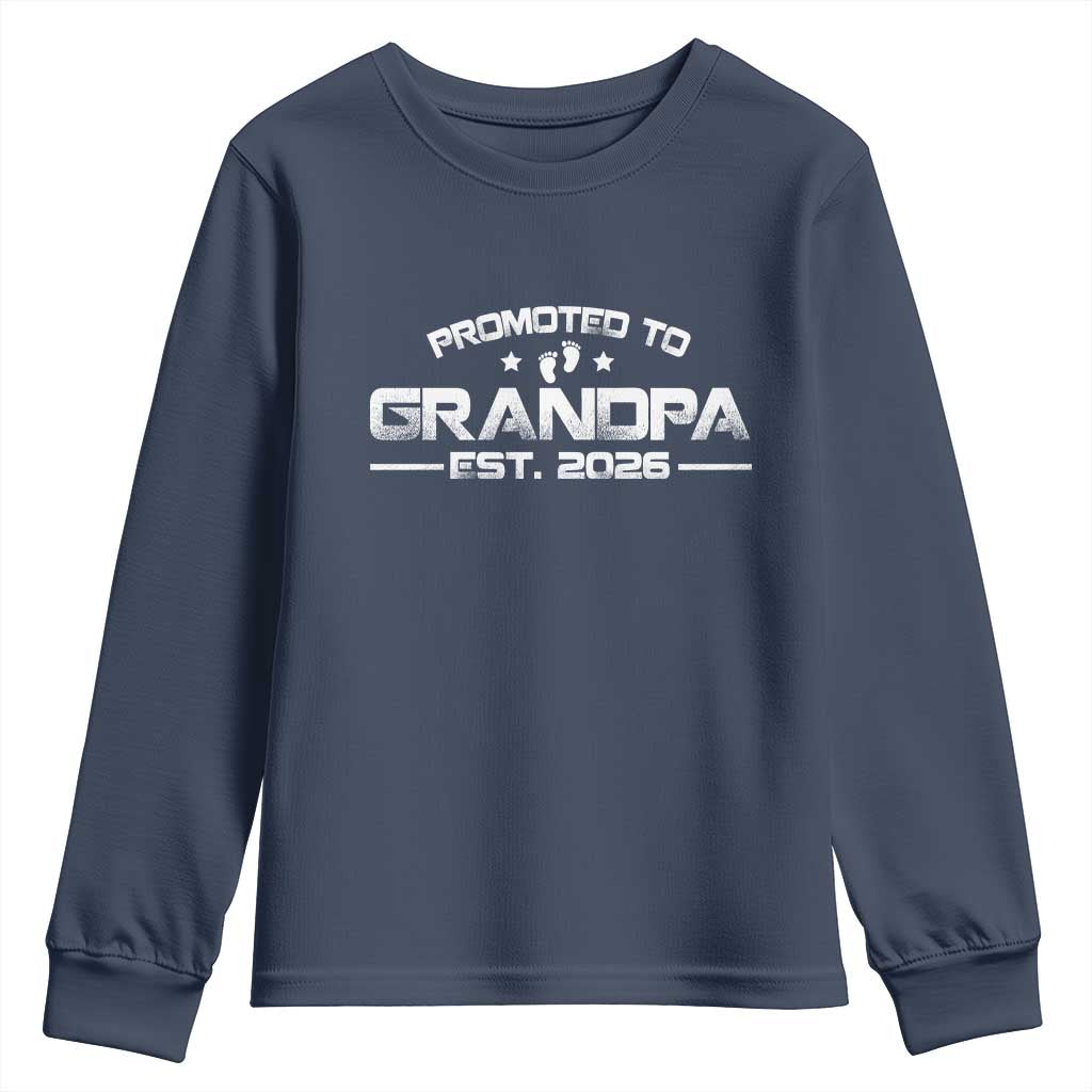 Grandpa Est 2026 Youth Sweatshirt Fathers Day Gifts - Wonder Print Shop