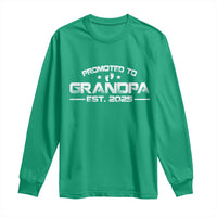 Grandpa Est 2025 Long Sleeve Shirt New Grandpa Father's Day Gift