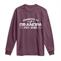 Grandpa Est 2025 Long Sleeve Shirt New Grandpa Father's Day Gift