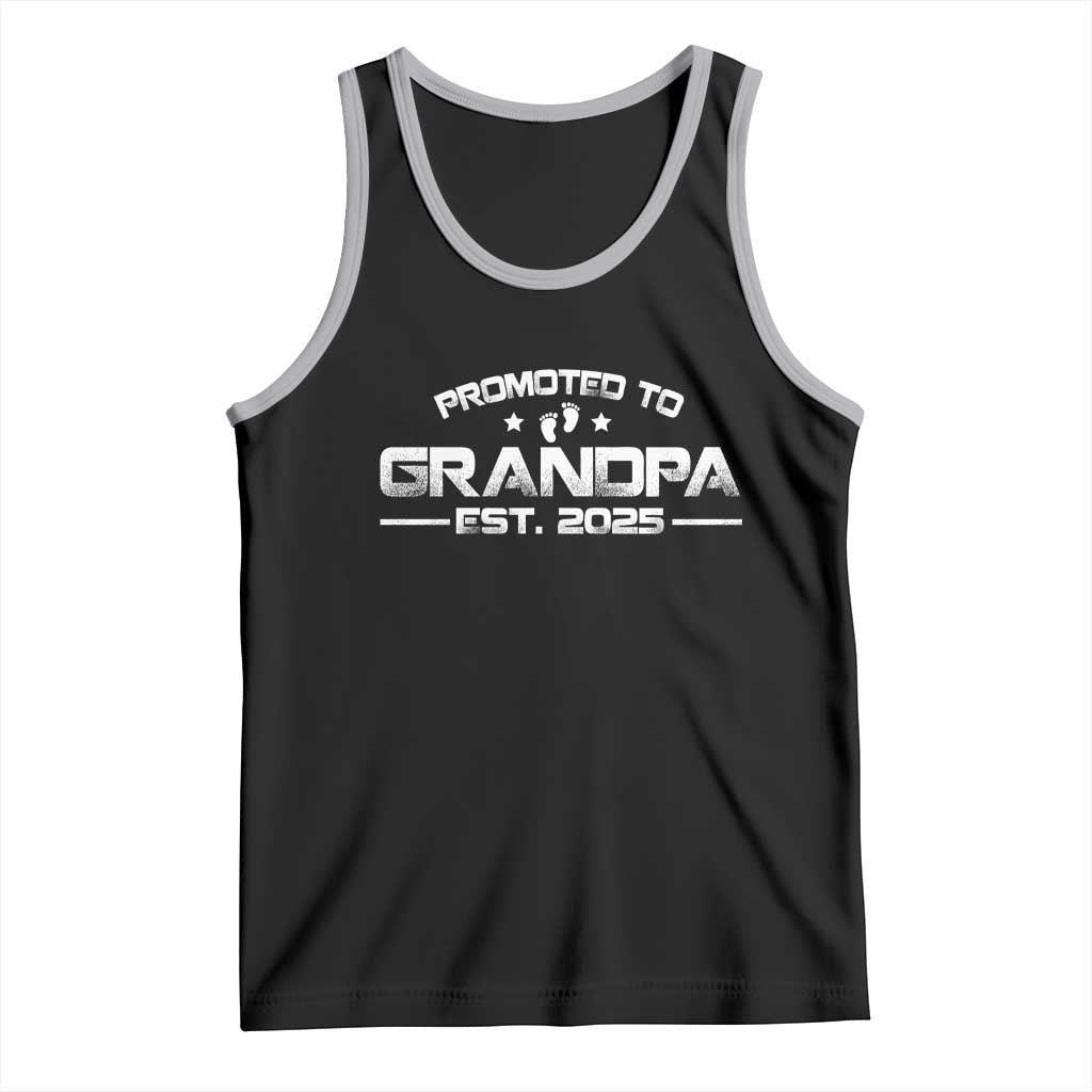 Grandpa Est 2025 Tank Top New Grandpa Father's Day Gift