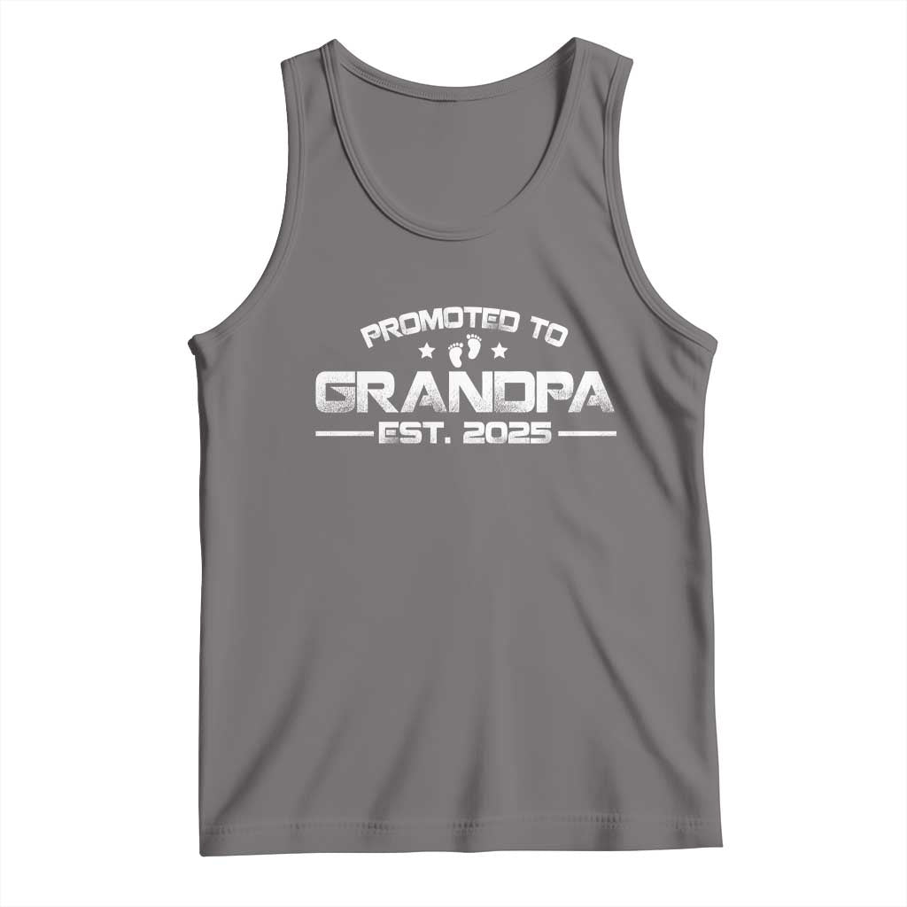 Grandpa Est 2025 Tank Top New Grandpa Father's Day Gift