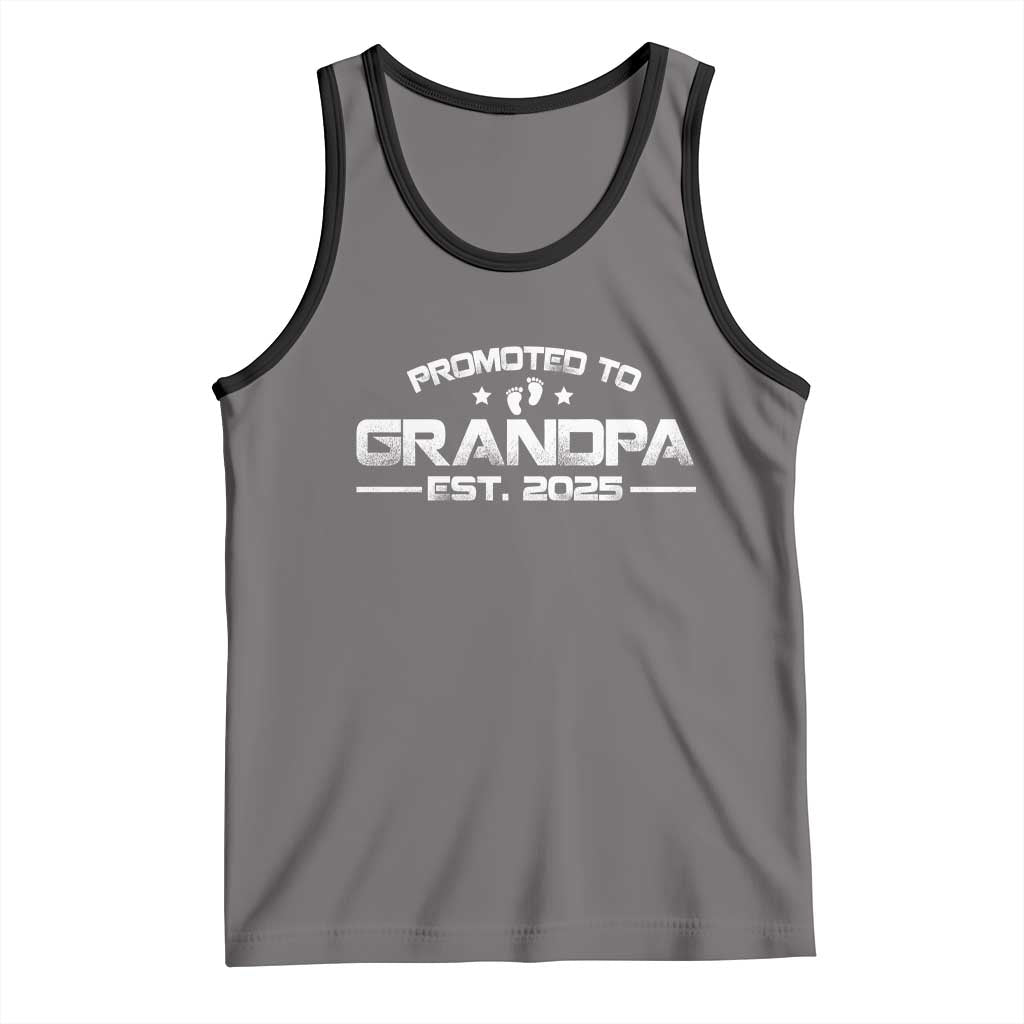 Grandpa Est 2025 Tank Top New Grandpa Father's Day Gift