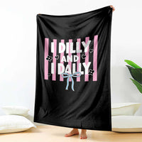 Dilly Dally Throw Blanket Trendy Viral Funny Girly