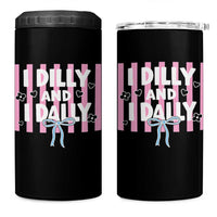 Dilly Dally 4 in 1 Can Cooler Tumbler Trendy Viral Funny Girly