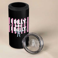 Dilly Dally 4 in 1 Can Cooler Tumbler Trendy Viral Funny Girly