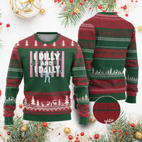 Dilly Dally Ugly Christmas Sweater Trendy Viral Funny Girly
