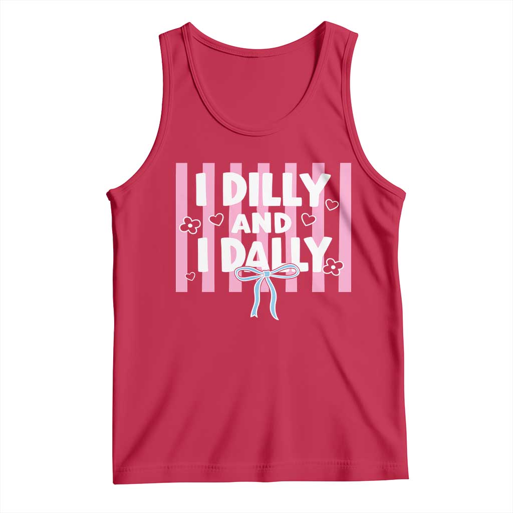 Dilly Dally Tank Top Trendy Viral Funny Girly