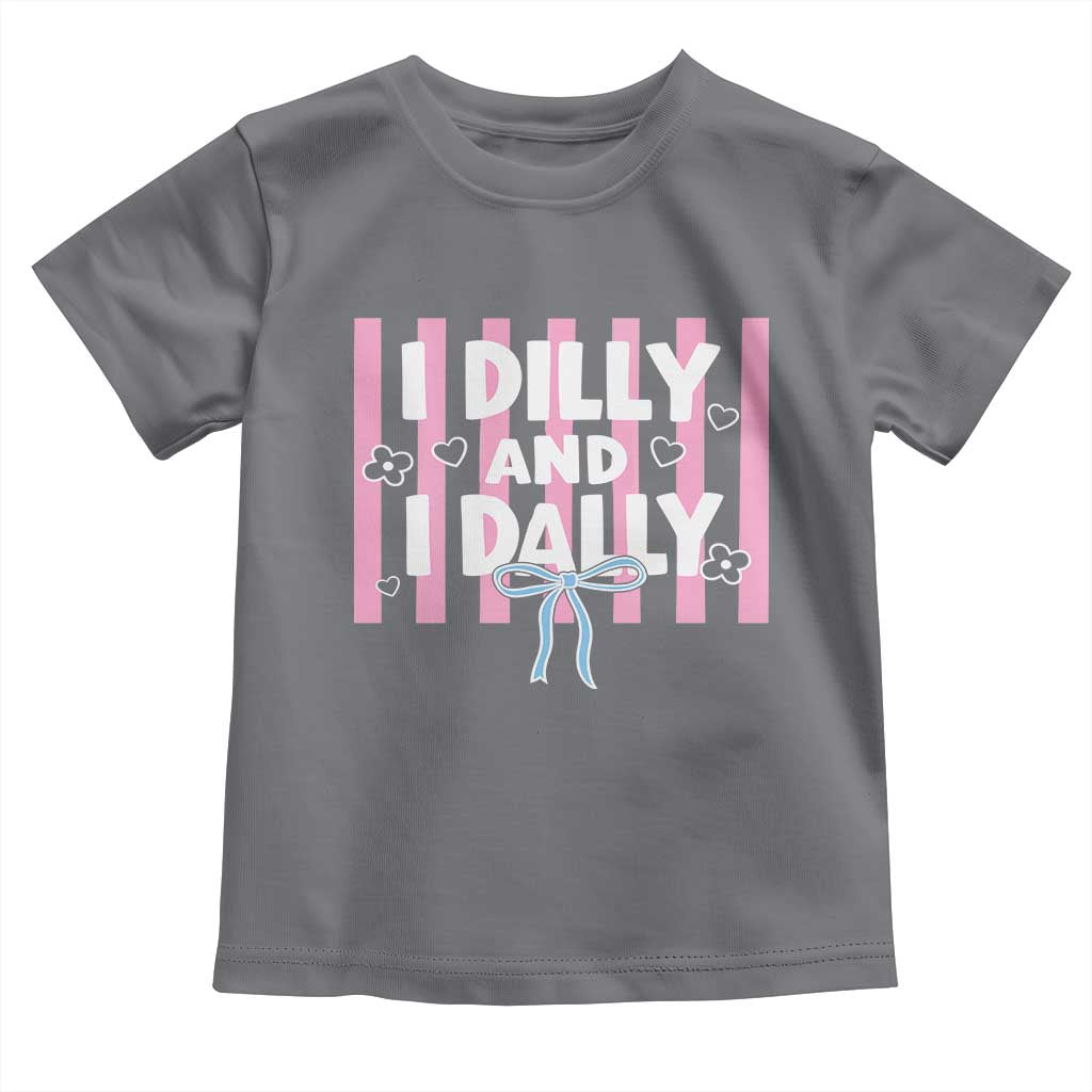 Dilly Dally Toddler T Shirt Trendy Viral Funny Girly