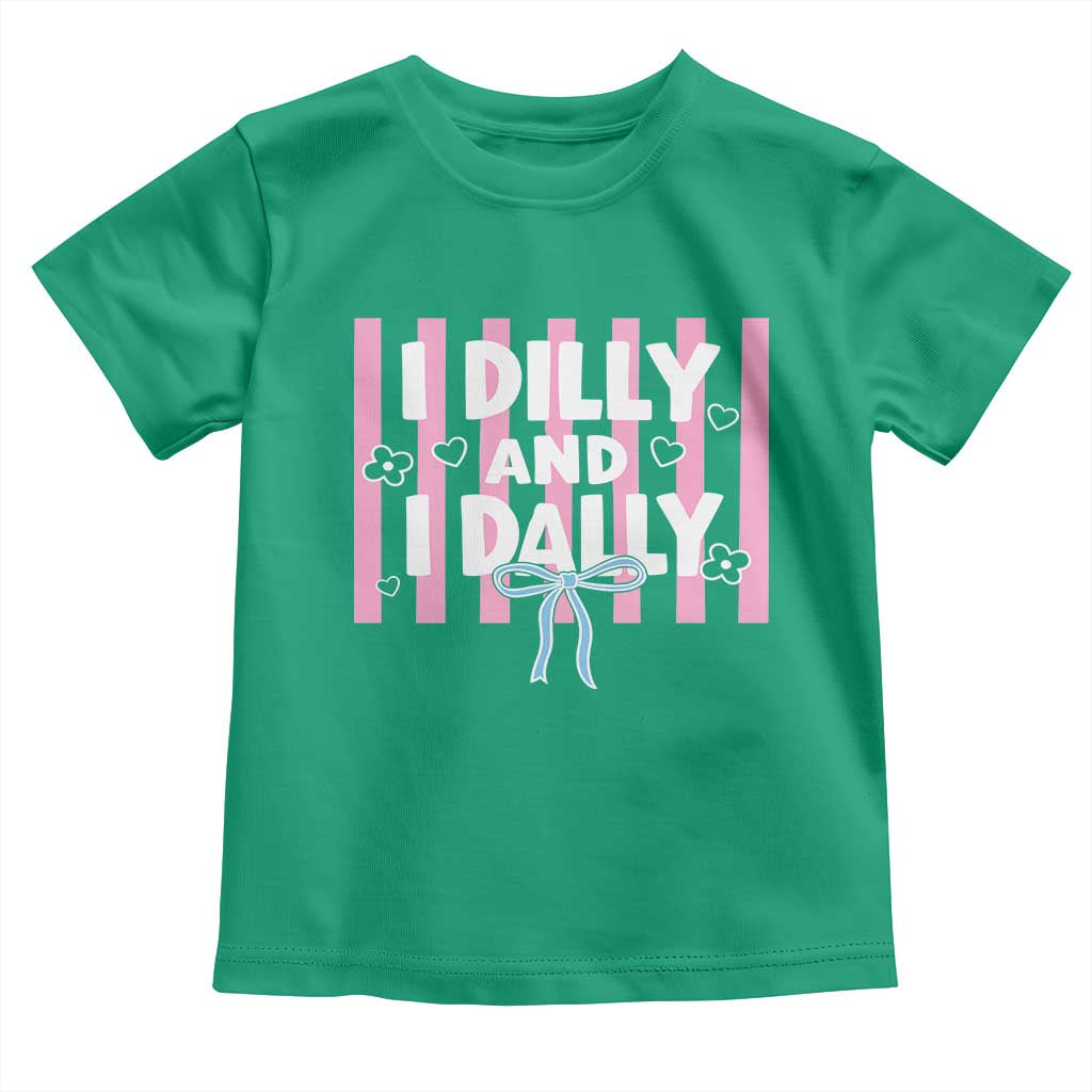 Dilly Dally Toddler T Shirt Trendy Viral Funny Girly