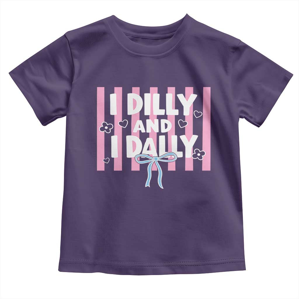 Dilly Dally Toddler T Shirt Trendy Viral Funny Girly