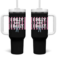 Dilly Dally Tumbler With Handle Trendy Viral Funny Girly