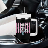 Dilly Dally Tumbler With Handle Trendy Viral Funny Girly