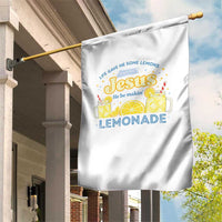 Life Gave Me Some Lemons Garden Flag Funny Lemonade Jesus Christian