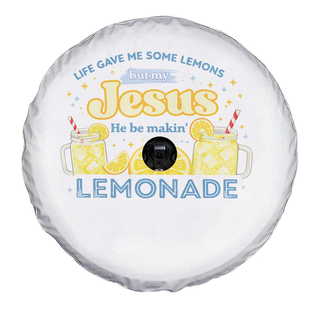 Life Gave Me Some Lemons Spare Tire Cover Funny Lemonade Jesus Christian