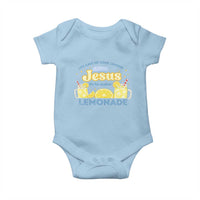 Life Gave Me Some Lemons Baby Onesie Funny Lemonade Jesus Christian