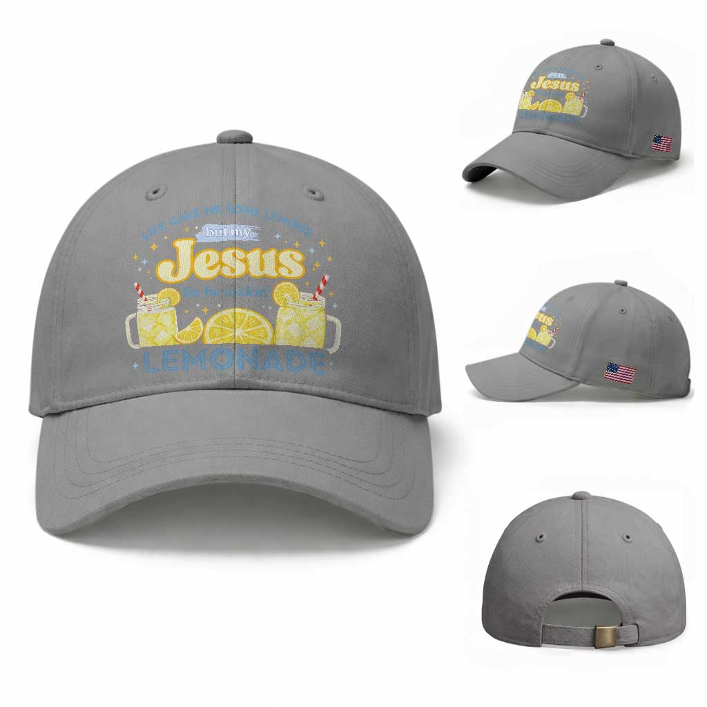 Life Gave Me Some Lemons Baseball Cap Funny Lemonade Jesus Christian