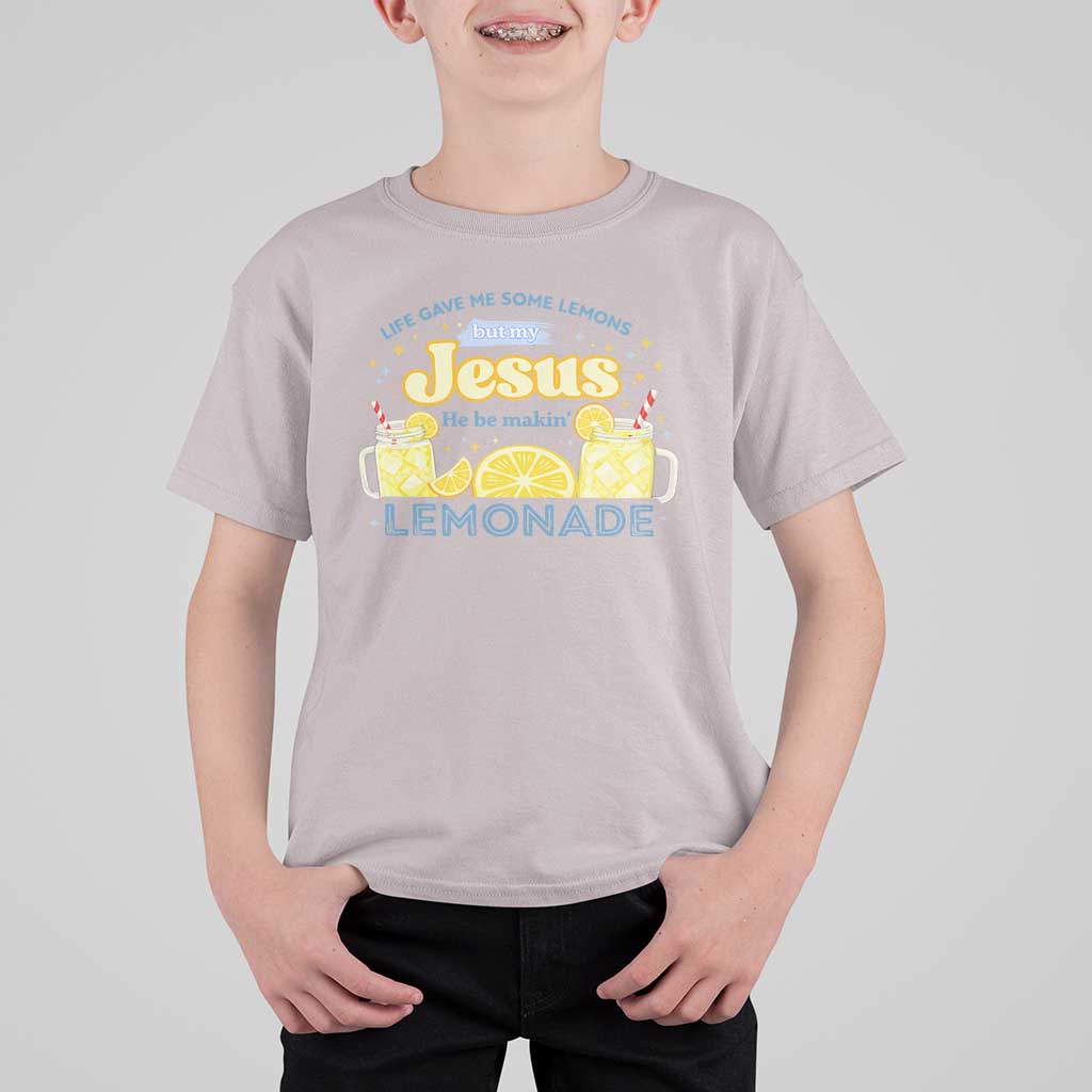 Life Gave Me Some Lemons T Shirt For Kid Funny Lemonade Jesus Christian