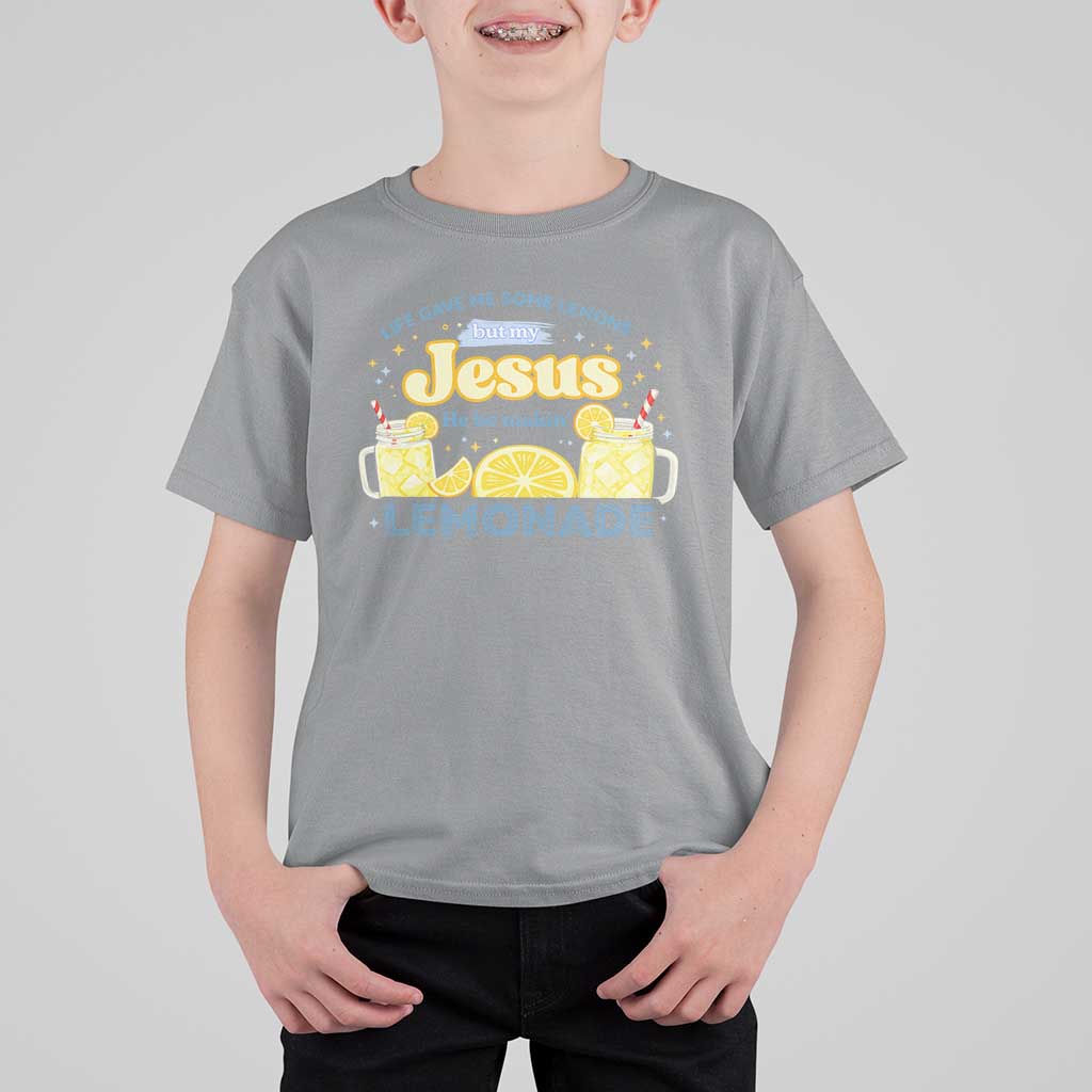 Life Gave Me Some Lemons T Shirt For Kid Funny Lemonade Jesus Christian