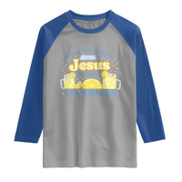 Life Gave Me Some Lemons Raglan Shirt Funny Lemonade Jesus Christian
