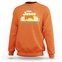 Life Gave Me Some Lemons Sweatshirt Funny Lemonade Jesus Christian